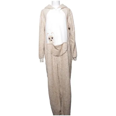 Heldragt (Beige, Hvid) fra Loungeable Polyester