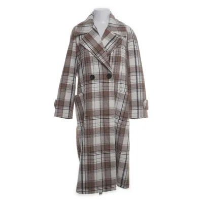 Frakke (Brun, Flerfarvet) fra Mango Casual Polyester, Uld, Akryl, Viscose, Polyamid