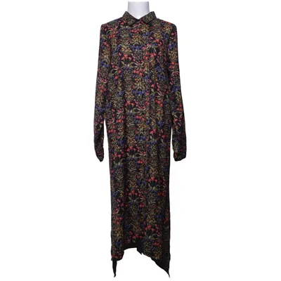 Maxi dress (Black, Multicolored) from Compania Fantastica Polyester