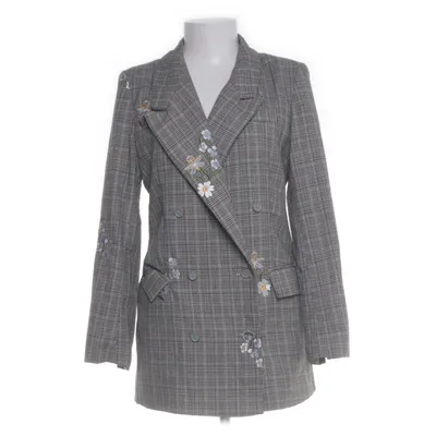 Blazer (Gray, Multicolored) from Essentials Polyester, Cotton