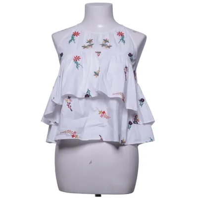 Débardeur (Blanc, Multicolore) de Zara Trafaluc Collection Coton, Polyester