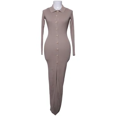 Maxi dress (Beige) from PrettyLittleThing Polyamide, Viscose
