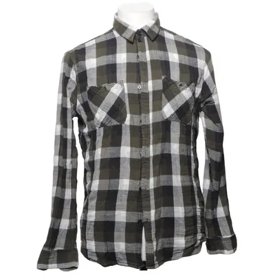 Flanellskjorta (Grön, Vit, Svart) från Poco Loco Bomull