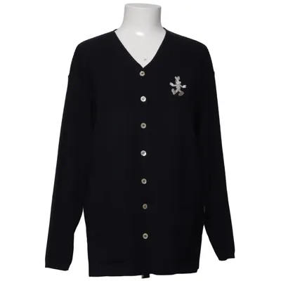 Cardigan (Black) from Donaldson Acrylic, Merino wool