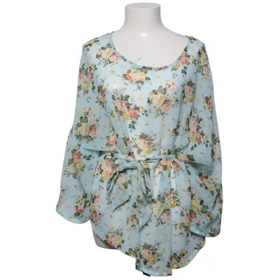 Blouse (Blue, Multicolored) from Zay Clothing Polyester