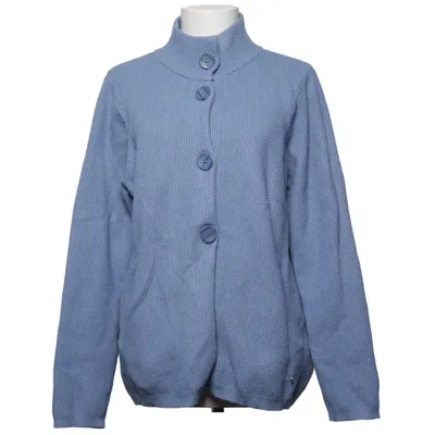 Cardigan (Blue) from Gina Laura Polyamide, Polyester, Viscose