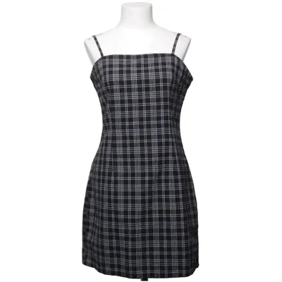 Klänning (Svart, Vit) från Romwe Bomull, Polyester