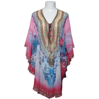 Tunika (Pink, Blau, Mehrfarbig) von Opl Fashion Polyester