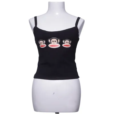 Tanktop (Zwart, Meerkleurig) van Romwe Katoen, Elastaan