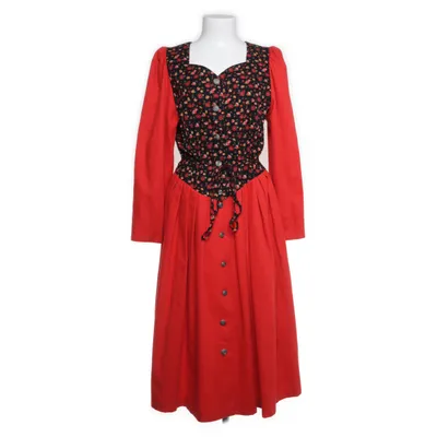 Dirndl (Röd, Flerfärgad) Akryl, Polyester, Ull