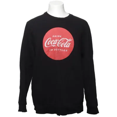 Collegetröja (Svart, Röd) från Coca Cola Bomull
