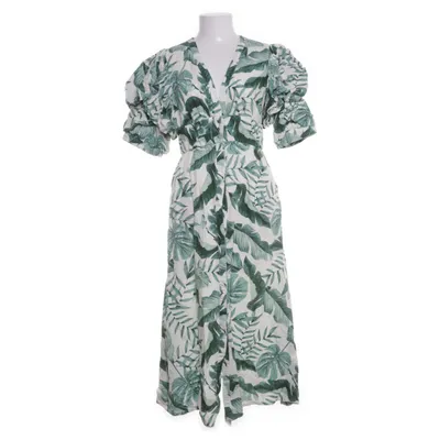 Maxi dress (Green, White) from Johanna Ortiz x H&M Linen, Viscose, Cotton