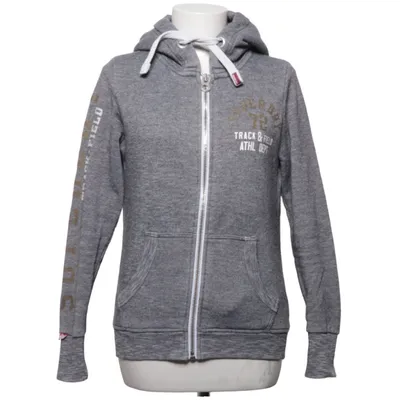 Hoodie (Gray) from Superdry Track & Field Cotton, Polyester