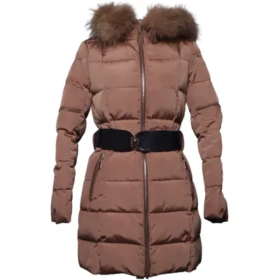 Dunfrakke (Brun) fra Rachel Roy Kashmir, Dun, Polyester