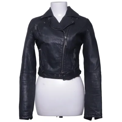 Bikerjack (Zwart) van JSFN Leer, Polyester