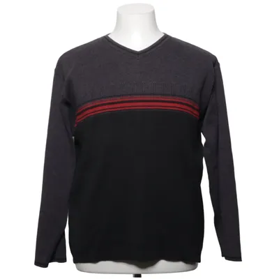 Pullover (Grå, Sort, Rød) fra s.Oliver Akryl, Bomuld