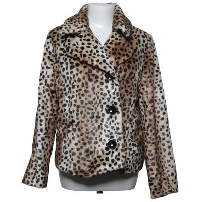 Jacka (Beige, Svart) från Moda International Akryl, Polyester