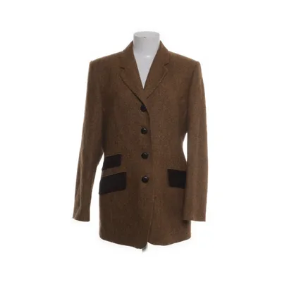 Blazer (Brown) from Lecomte Acetate, Mohair, Polyamide, Wool