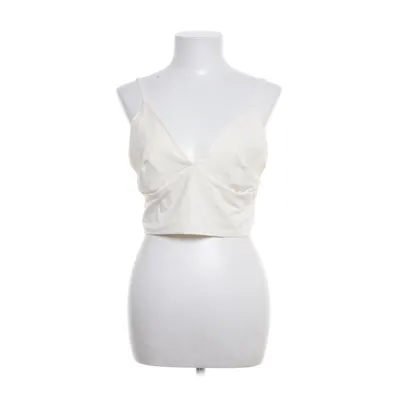Crop top (Wit) van Miss Selfridge Katoen, Elastaan