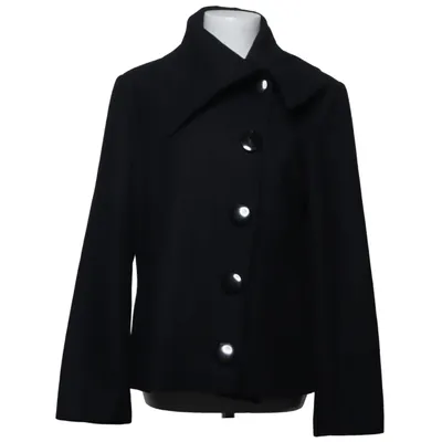 Frakke (Sort) fra Montego Polyester, Uld