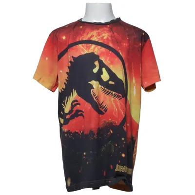 T-shirt (Rouge, Orange, Multicolore) de Jurassic Park Polyester
