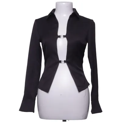 Blouse (Zwart) van PrettyLittleThing Elastaan, Polyester