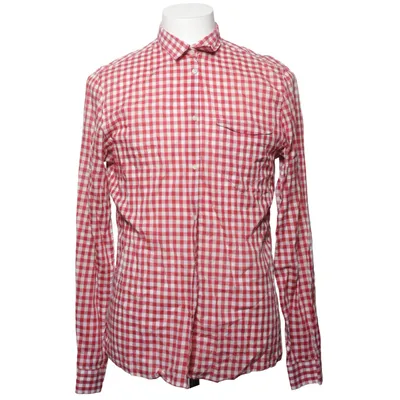 Flannel shirt (Red, White) from Filippa K Man Cotton