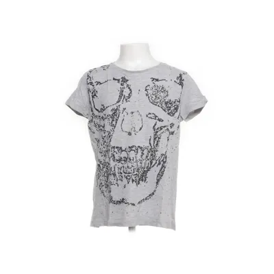 T-shirt (Grå, Svart) från Skill Bomull, Viskos