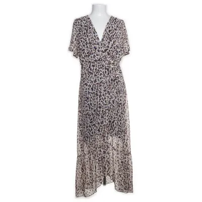 Wrap dress (Beige, Blue, Brown, Multicolored) from Cami Polyester, Viscose