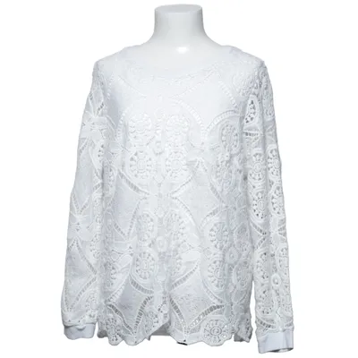 Sweatshirt (Blanc) de Laura Kent Coton, Élasthane, Polyester