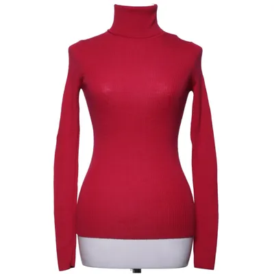 Pul à col roulé (Rouge) de Uniqlo Laine