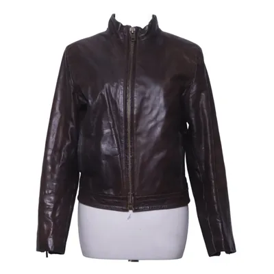 Lederjacke (Braun) von Claudia Sträter Leder