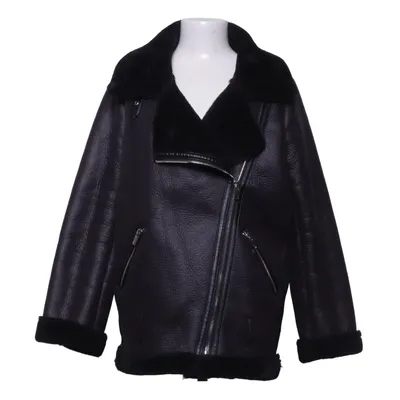 Shearlingjakke (Sort) fra NA-KD Polyester, Polyurethan