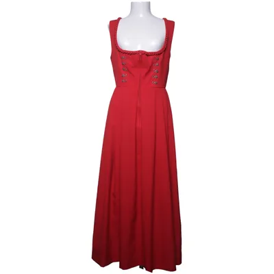 Dirndl (Röd) från Turi Landhaus Bomull, Polyester