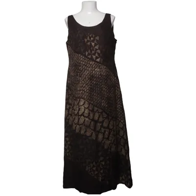 Dress (Brown) from Rena Rowan Polyester, Silk