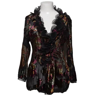 Blus (Svart, Flerfärgad) från Kriss Polyester