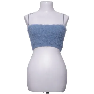 Crop top (Blue) from Zara Acrylic, Polyamide