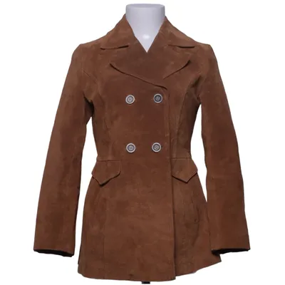 Læderfrakke (Brun) fra Zara Basic