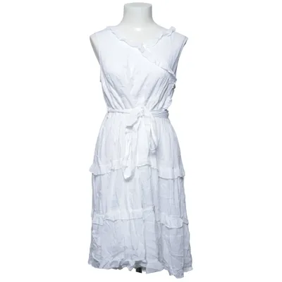 Kjole (Hvid) fra Chiara Forthi First Line Bomuld, Viscose