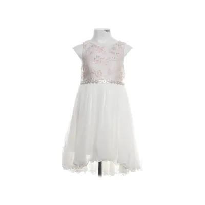 Flower girl dress (White, Beige) from American Princess Polyester