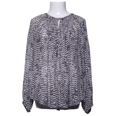 Blouse (Black, White) from Isabel Marant pour H&M Silk
