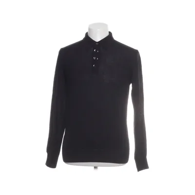 Rugby shirt (Black) from Oscar Jacobson Merino wool