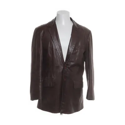Leren blazer (Bruin) van Kbayashi Leer