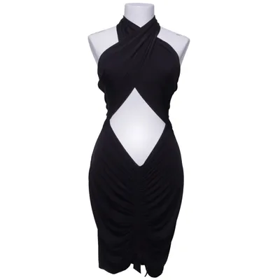 Halterneck dress (Twist Neck Drawstring Dress) from NLY One Elastane, Polyester
