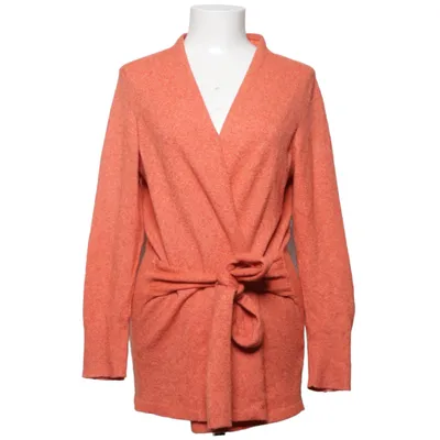 Wrap cardigan (Orange) from VILA Clothes Elastane, Polyamide, Polyester