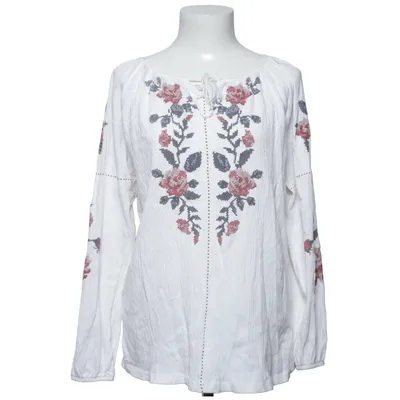 Bluse (Hvid, Flerfarvet) fra LC Waikiki Bomuld, Elastan, Polyester