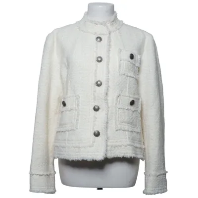 Jakke (Hvid) fra Lene Sand Akryl, Polyester, Viscose, Uld