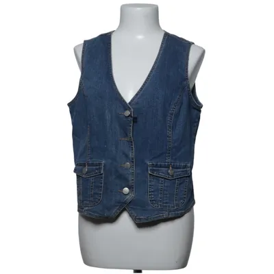 Spijker gilet (Blauw) van Gira Puccino Katoen, Elastaan, Polyester