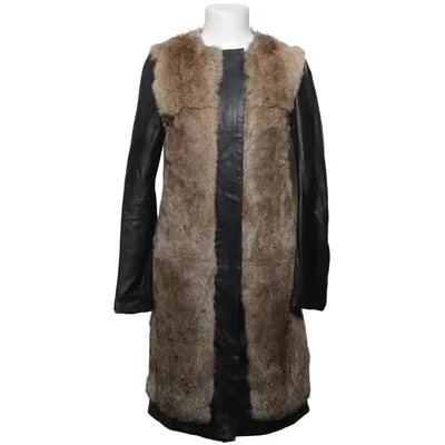 Fur coat (Q42716001) from By Malene Birger Leather, Polyester, Rabbit fur, Viscose