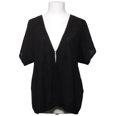 Umstandsstrickjacke (Schwarz) von H&M Mama Acryl, Wolle